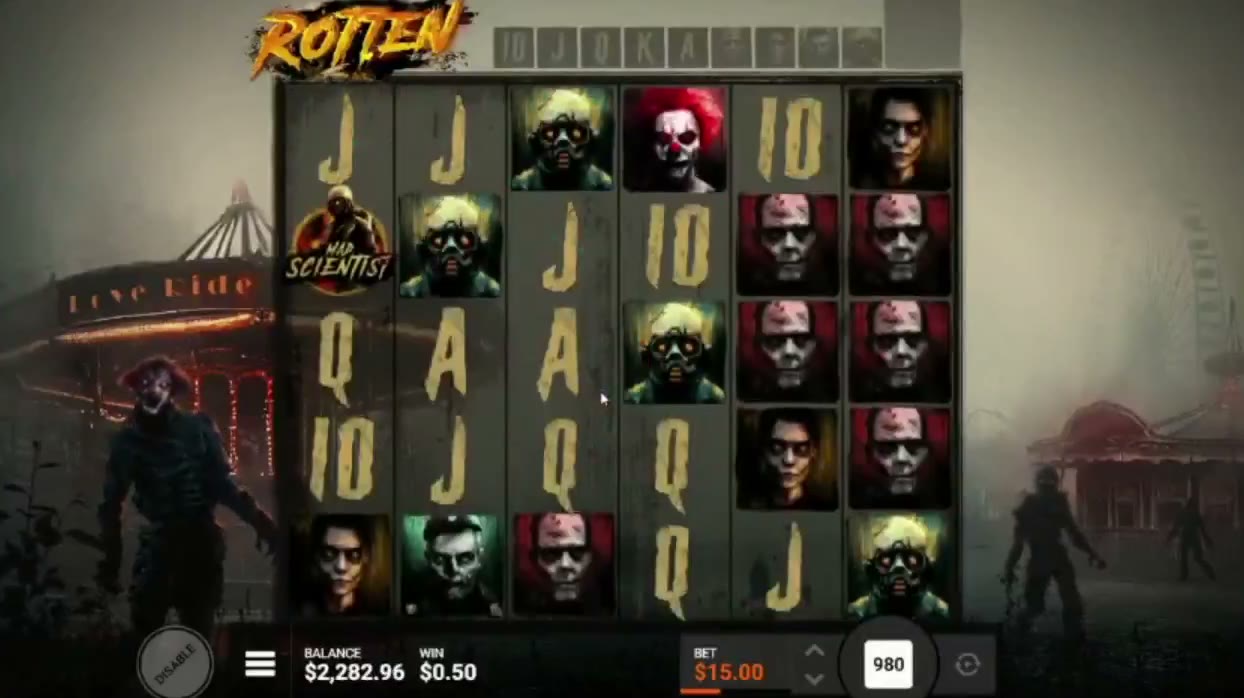 Rotten game screen