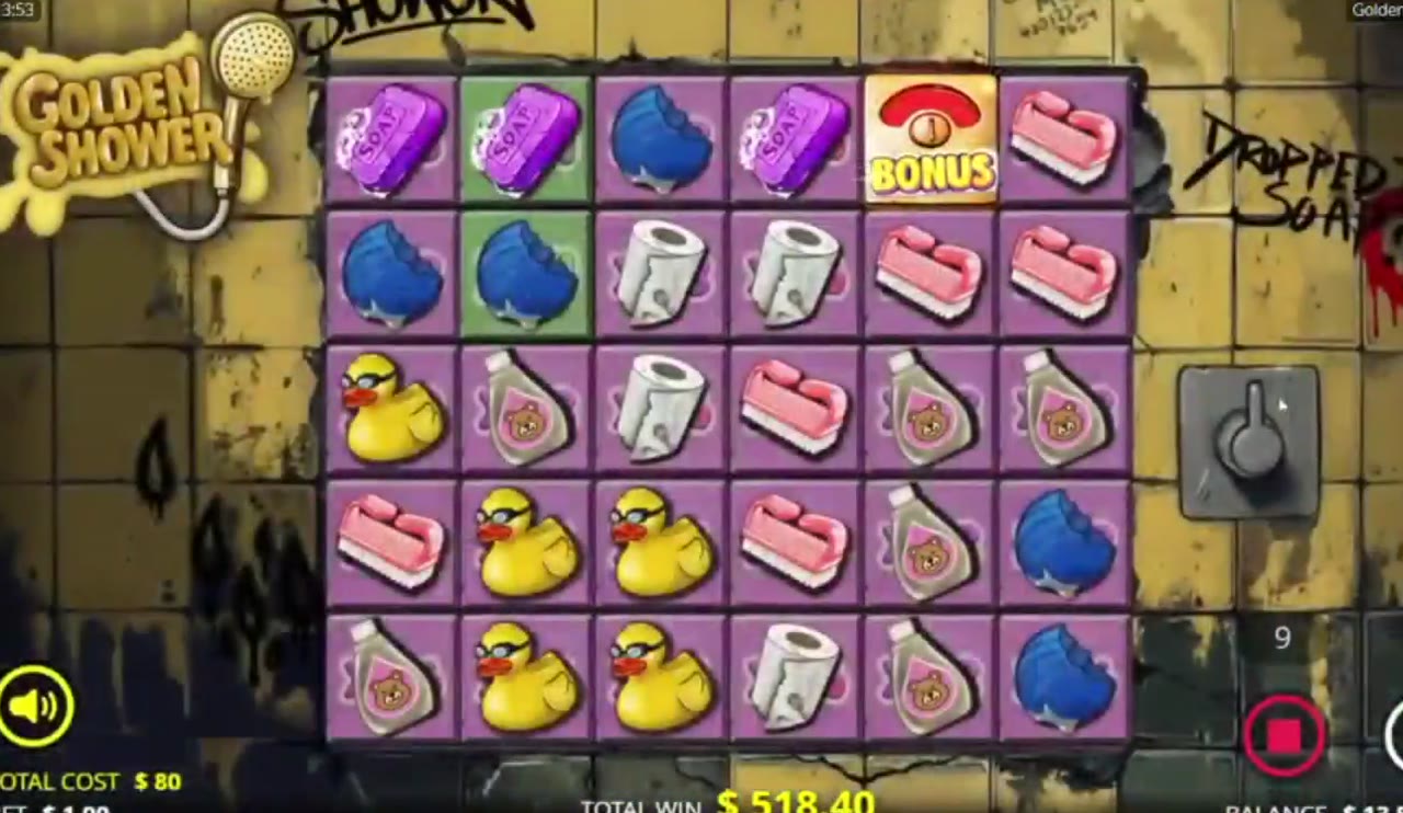 Golden Shower game screen