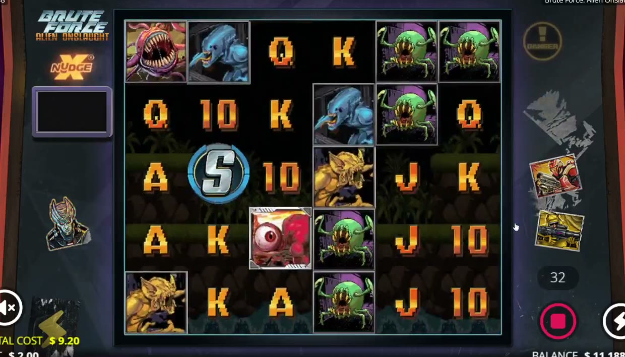 Brute Force: Alien Onslaught game screen