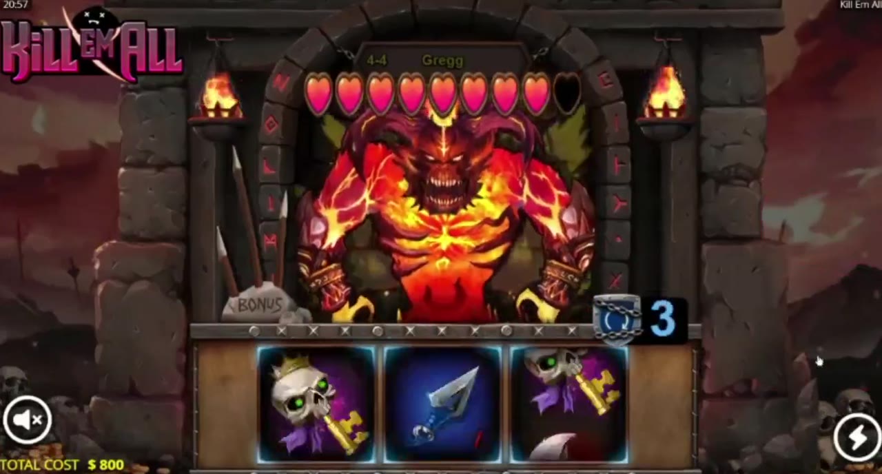 Kill Em All game screen