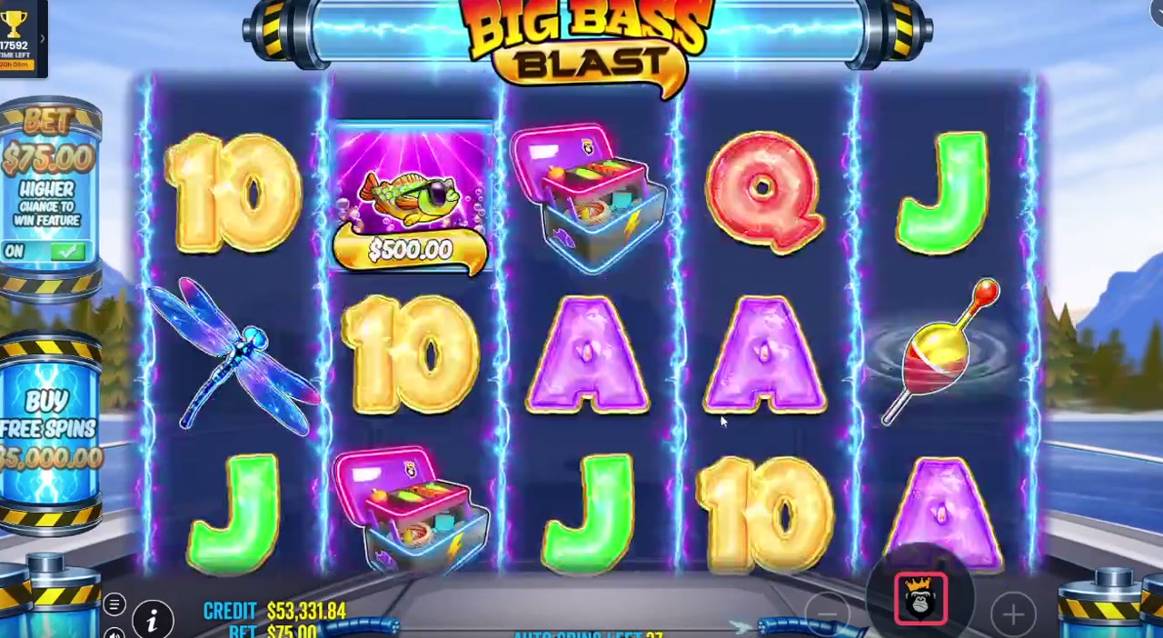 Big Bass Blast game screen
