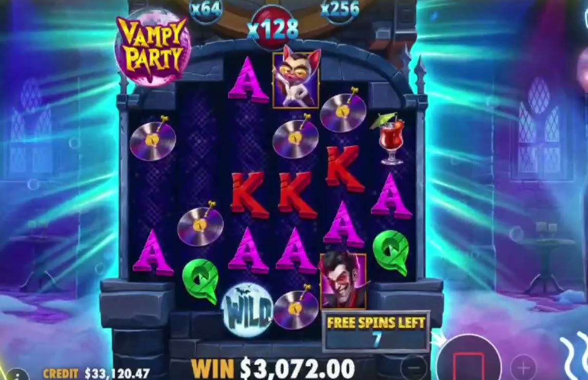 Vampy Party game screen