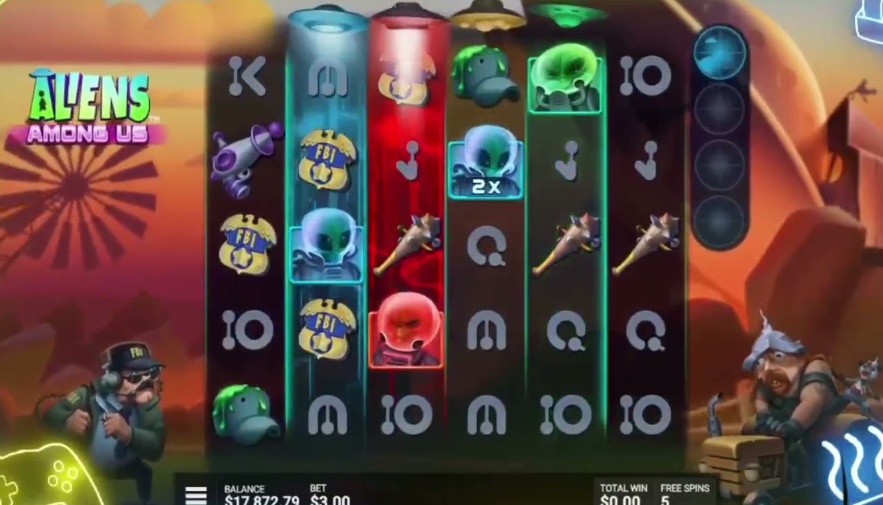 Aliens Among Us game screen