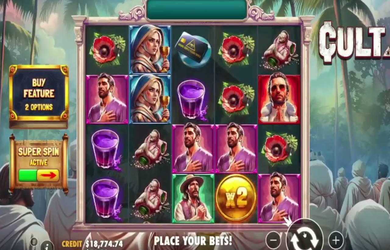 Cult game screen