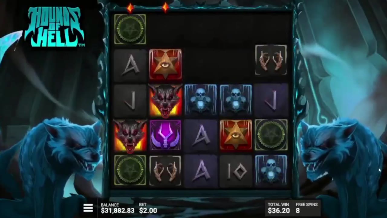 Hounds of Hell game screen