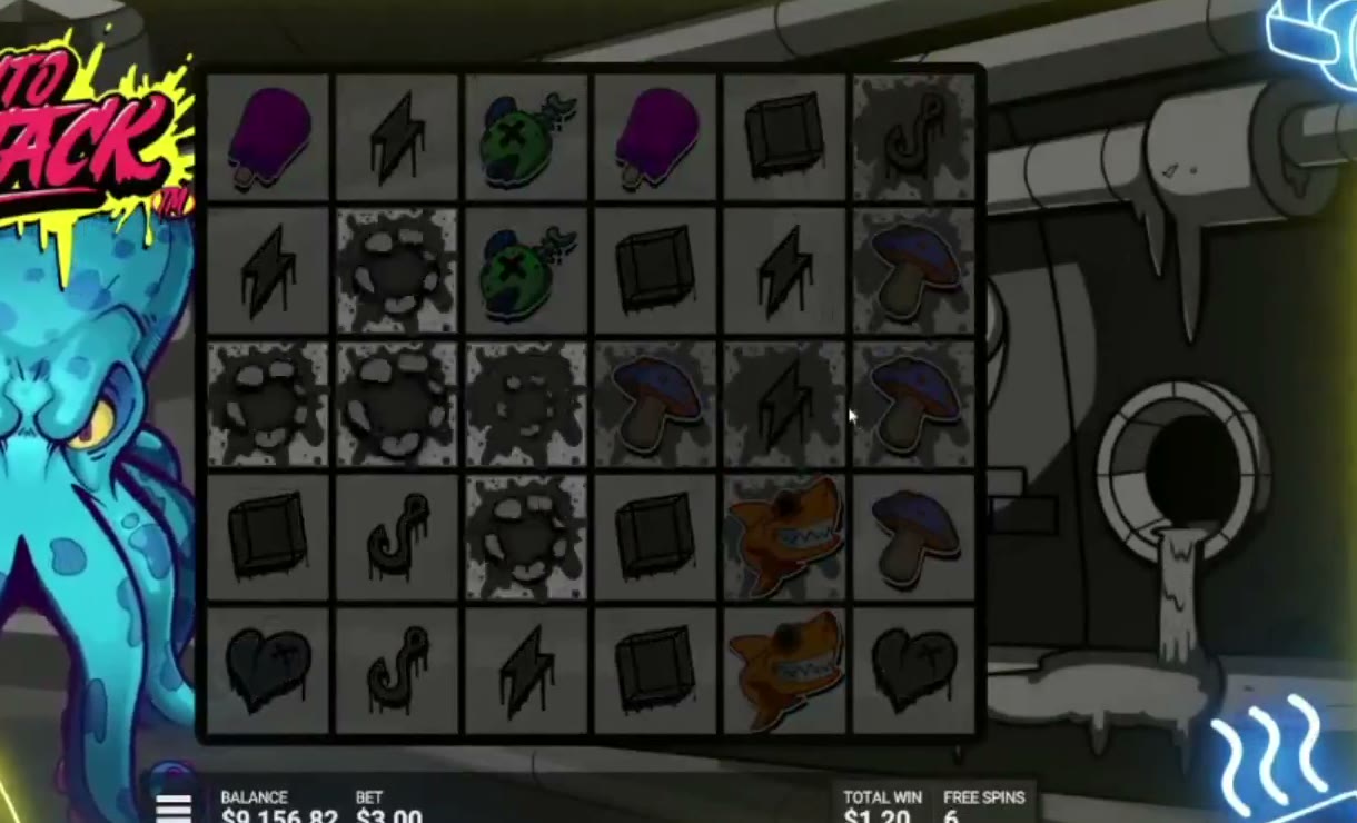 Octo Attack game screen