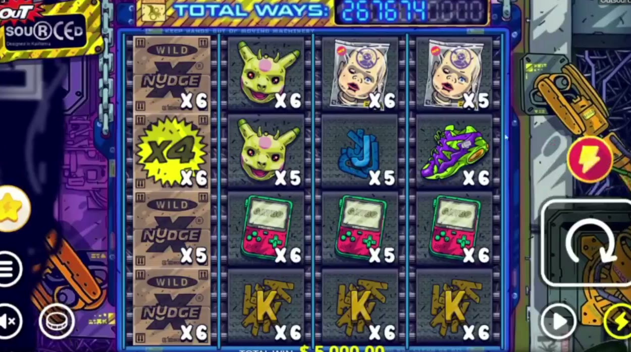 Outsourced game screen