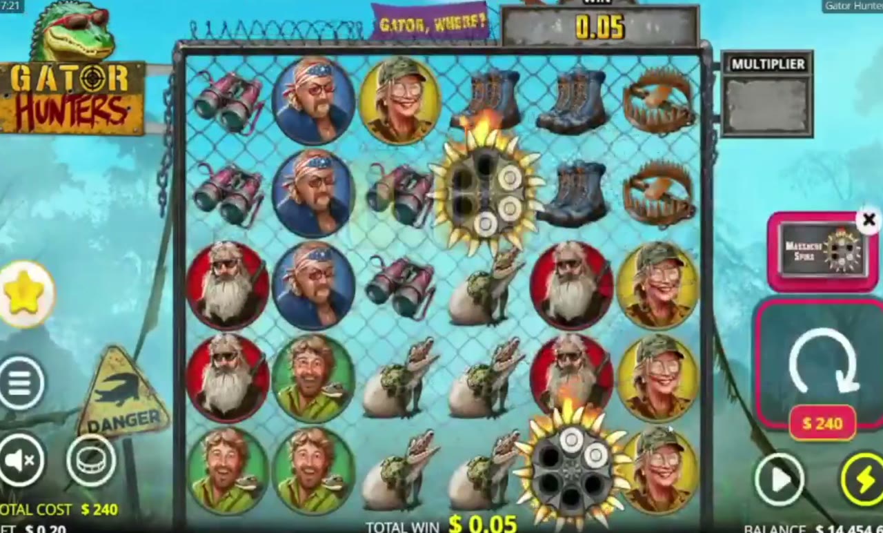 Gator Hunters game screen