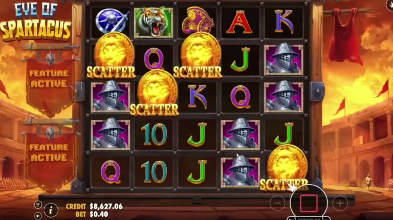 Eye of Spartacus game screen