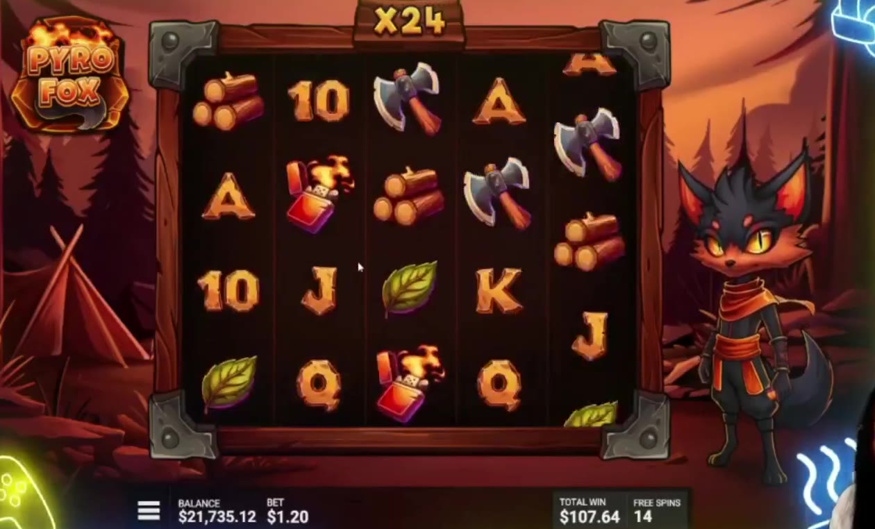 Pyro Fox game screen