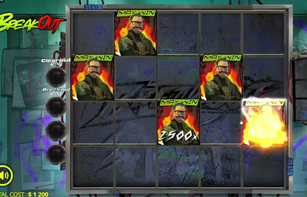 Breakout game screen
