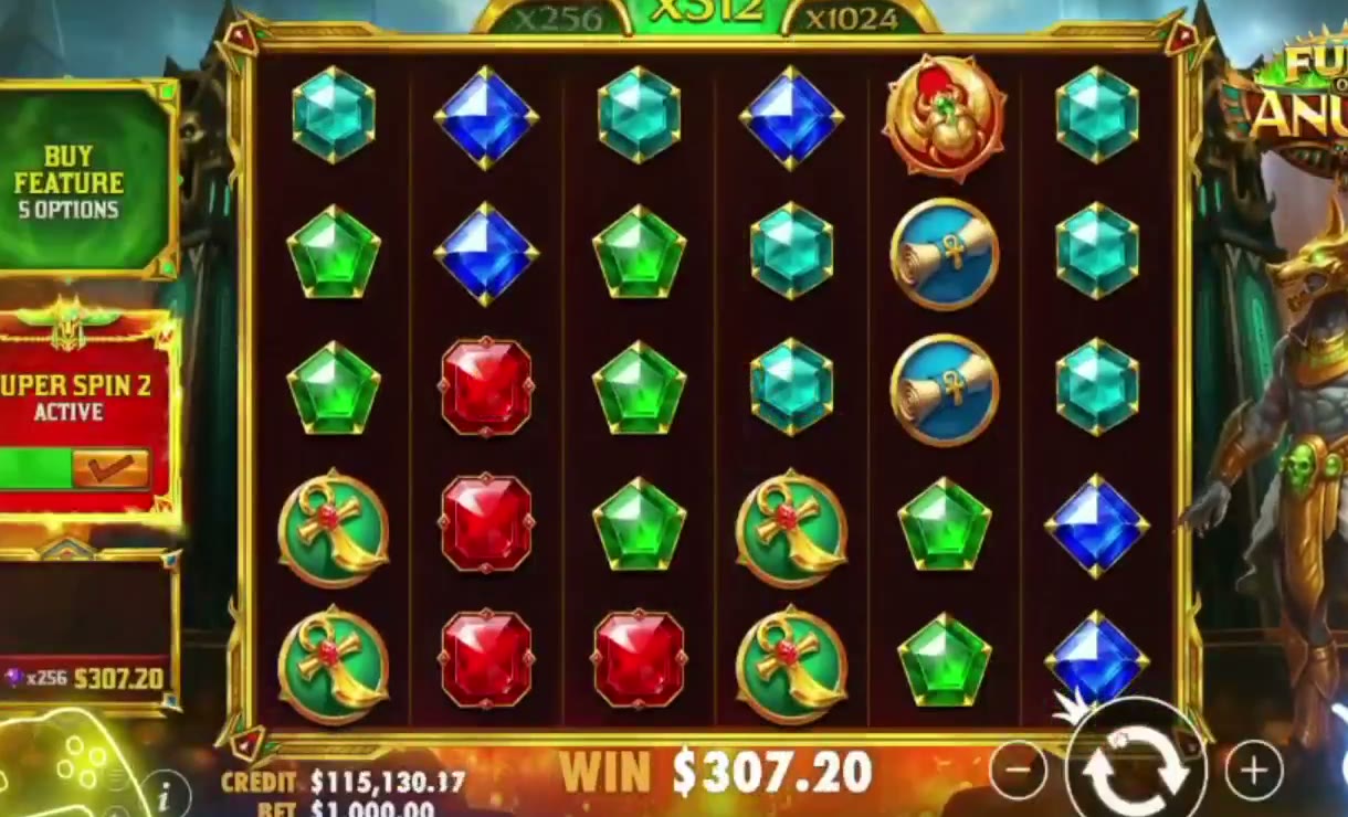 Fury of Anubis game screen