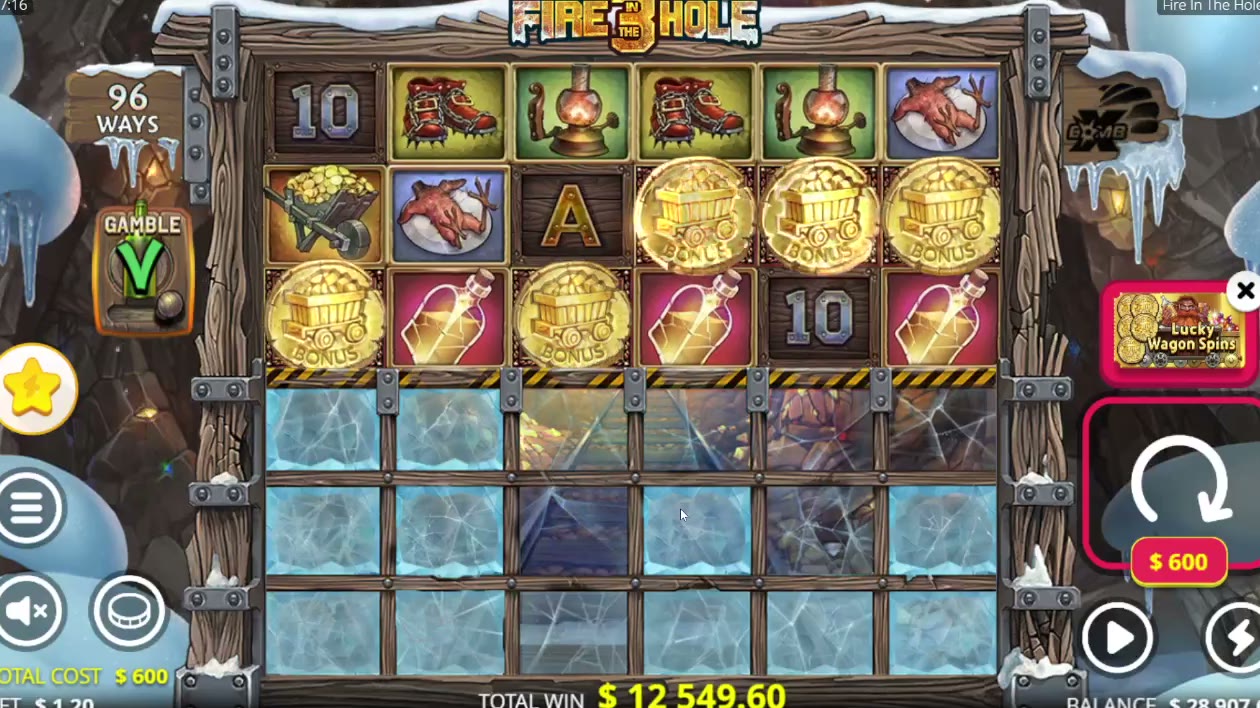 Fire in the Hole 3 game screen