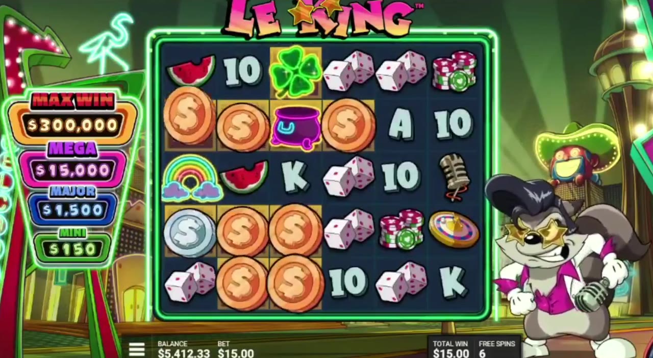 Le King game screen