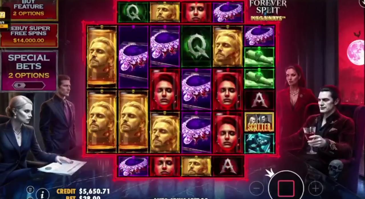 Forever Split Megaways game screen