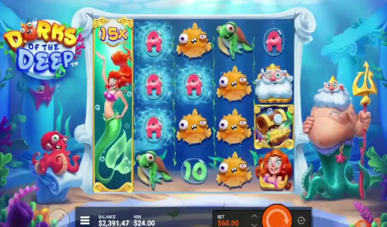 Dorks of the Deep game screen