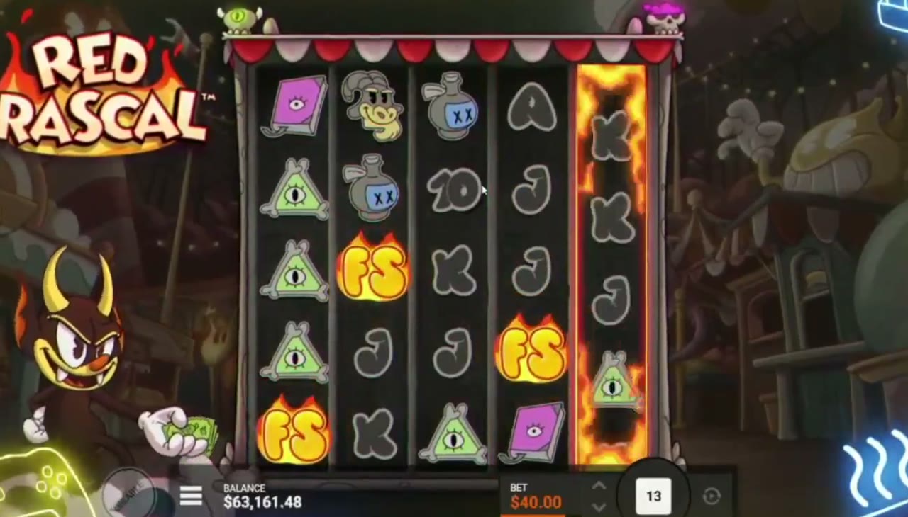 Red Rascal game screen