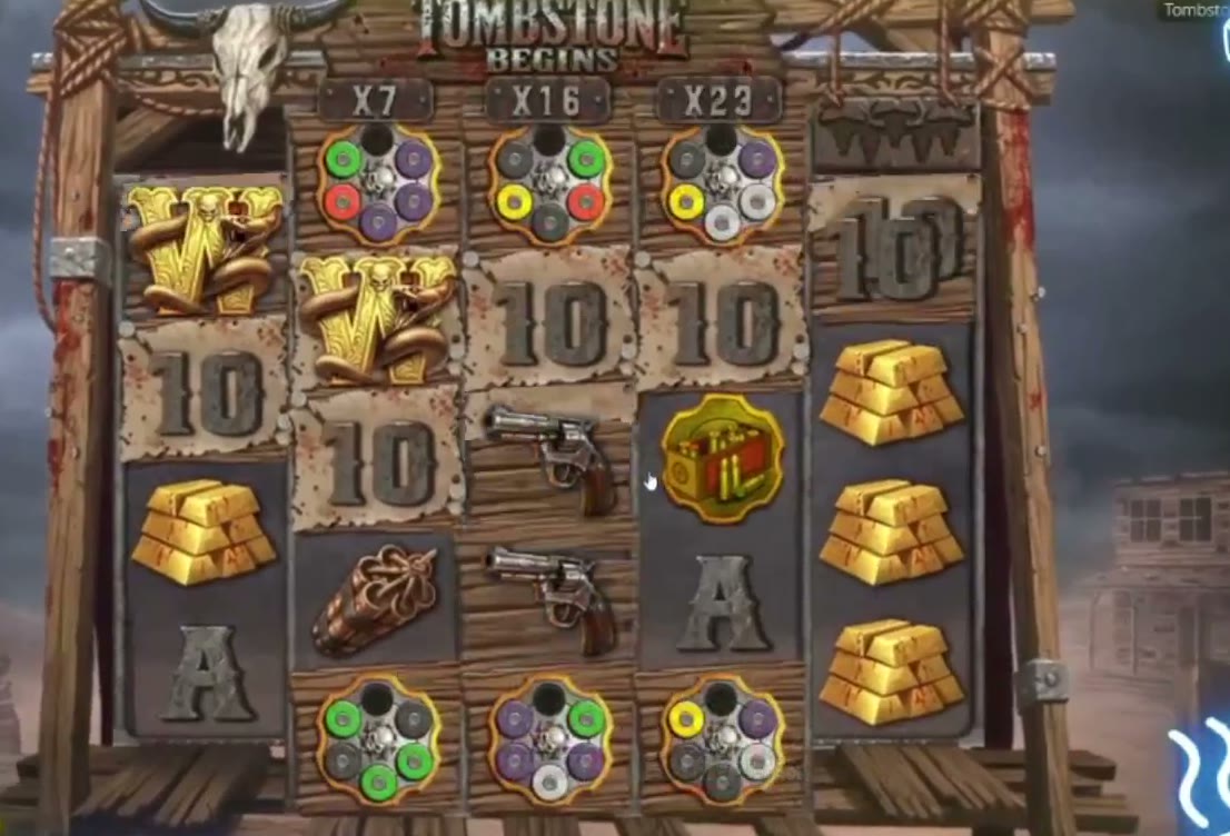 Tombstone Begins game screen