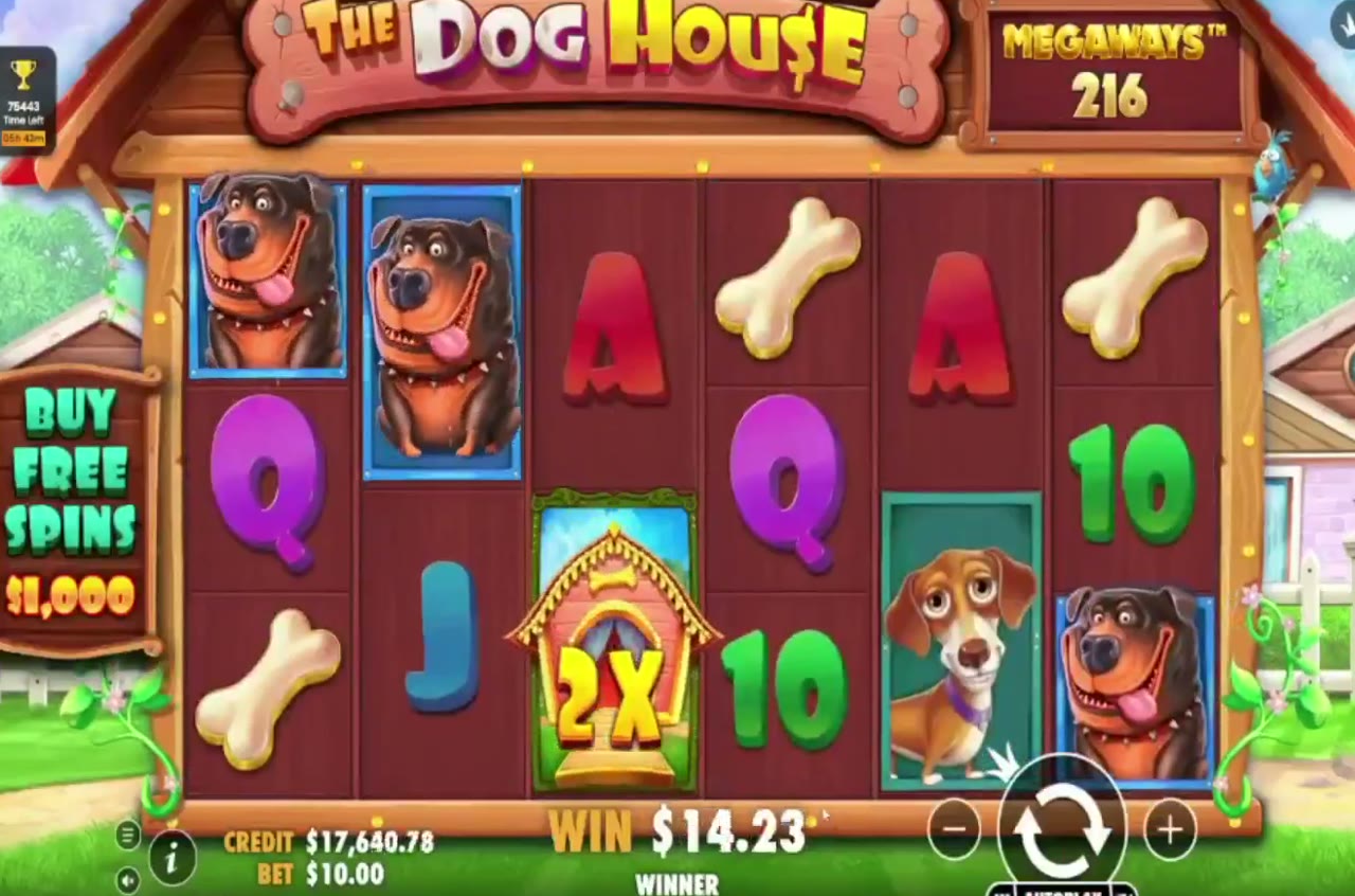 The Dog House Megaways game screen