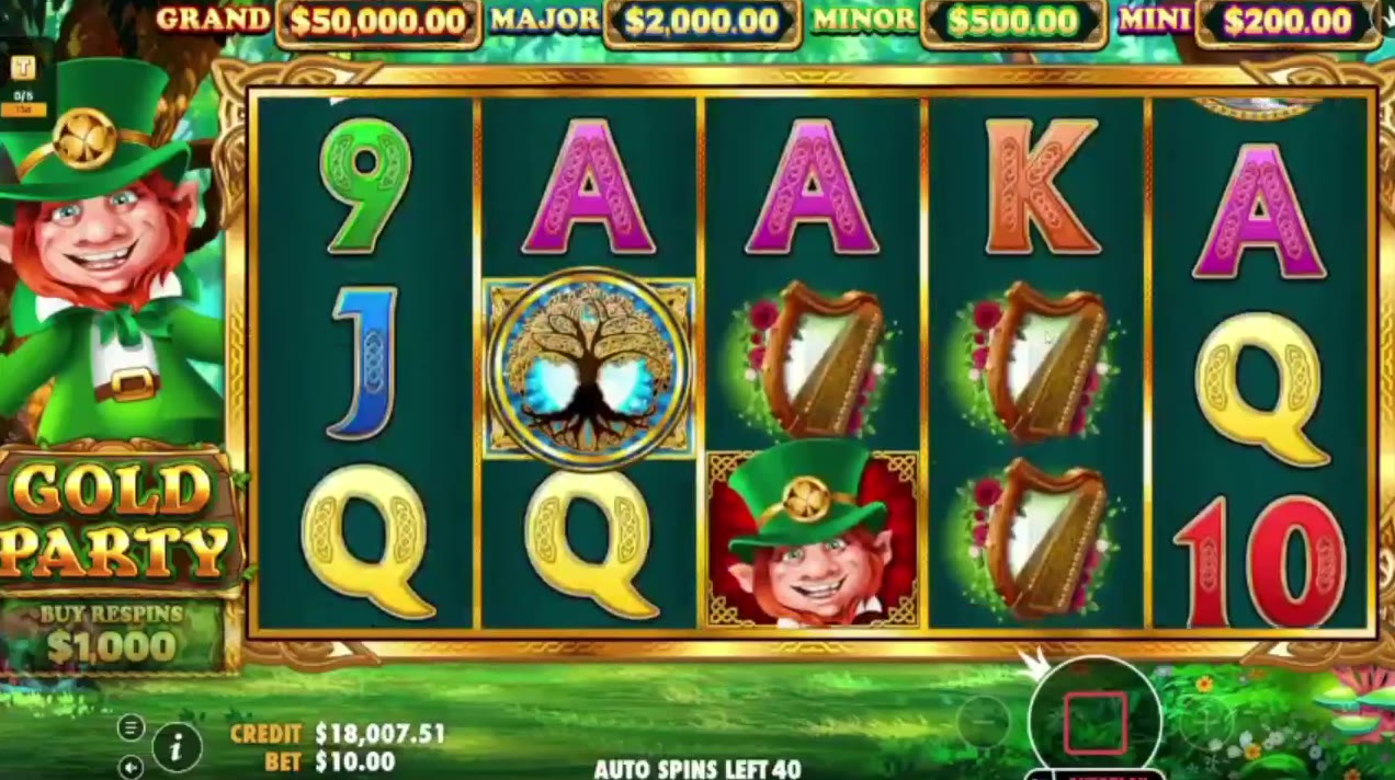 Gold Party game screen