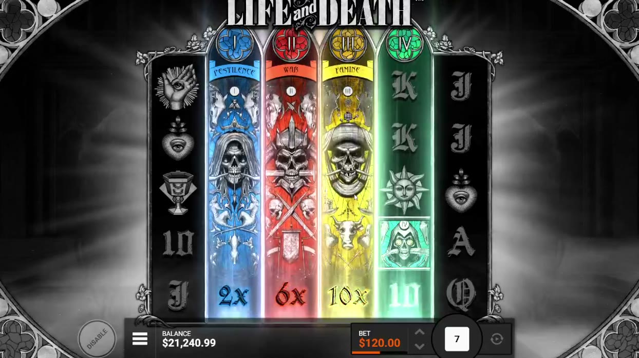 Life and Death game screen